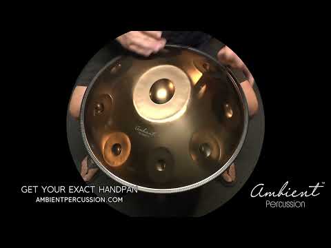 Ambient Percussion Handpan // D Kurd 8+1 (Gold Performer)