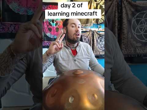 Day 2 learning mine craft theme #handpan #handpanmusic #minecraft #minecraftmemes