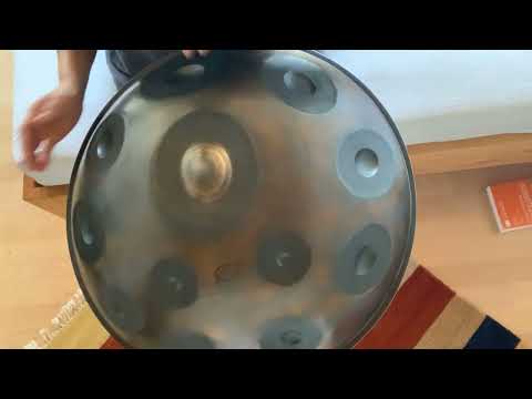 "Good Morning Song" an have a cup of coffee , on F Voyager Handpan