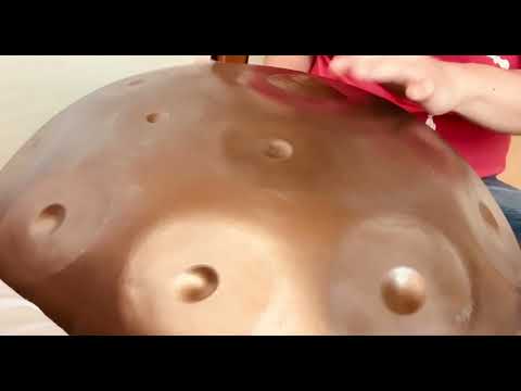 sonobe handpan D hijaz18 prototype