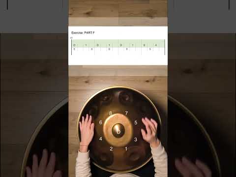 Fast Version, Handpan Tutorial, Exercise F for Hang Massive-Once Again, D Kurd, Kristina Savkova