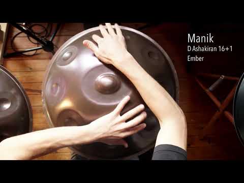 Manik Handpan D Ashakiran 16+1 Ember
