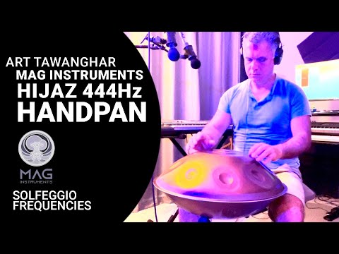 Handpan Hijaz Low A | MAG Instruments | 444Hz Solfeggio | هند درام همایون و چهارگاه دستگاه ایرانی‌