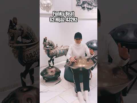 Funky Handpan Beat | Rhythmus auf der Battiloro G2 Hijaz #handpanmusic #handpanlernen #handpan