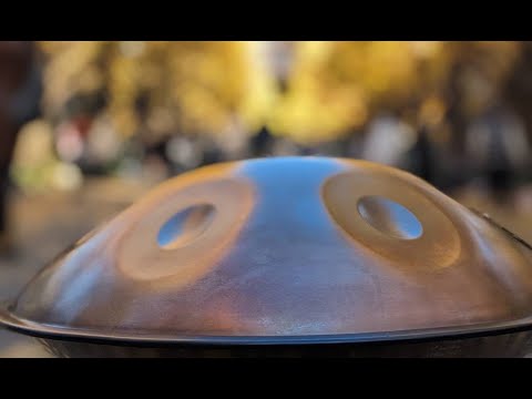 「いちょう並木」と「ハンドパン」