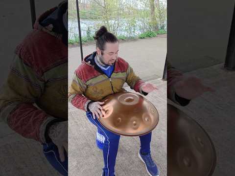 such an amazing sound from the handpan #handpan #water #music #reels #relaxing #meditation