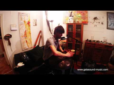 Handpan "Sonobe" relaxing meditation music - First touch - Pure Bliss! Free Improvisation (No Hang)
