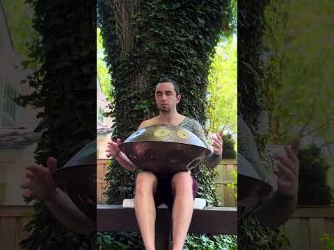☀️ Summer Breeze Vibes (full vid linked) #handpanmeditation #percussion #handpanmusic