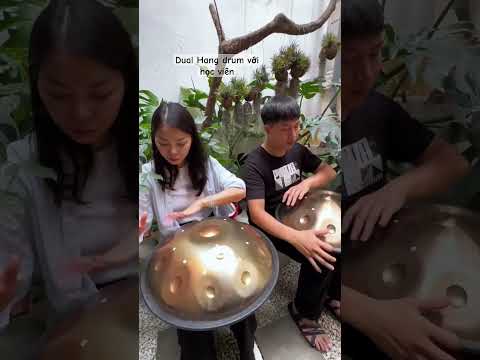 Dual Hang Drum với học viên | HANG DRUM VIETNAM by Long Percussion #handpan #hangdrum