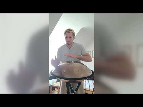 Handpan D Kurd 9 notes accordé en 432 Hz — écoute-le avant de te décider (à vendre)