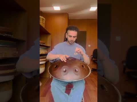 D kurd #handpan #hangdrum roll technique #handpanworld #torsepan #music