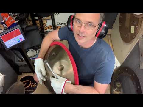 Dii: Repairing a D note on an unknown handpan