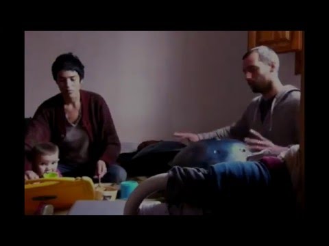 HANDPAN, metalophon, and surprising camera assistent :) (Anuah moments) Handpan Bond Song