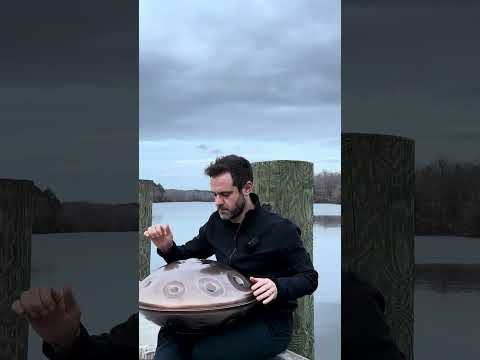 Mellow Handpan music at the lake (C# Pygmy 17) #handpansound #handpan #handpanmusic #music #nature