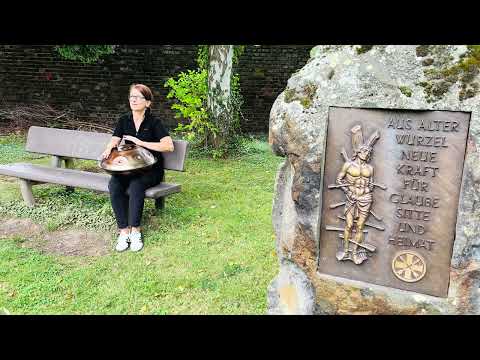 Coole Beats im Martinuspark | Mini Handpan 45cm Eb Equinox 432Hz #handpanmusic #432hz