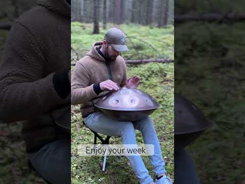 Handpan in the forest🛸 D-kurd scale🛸#chillvibes #handpan #healingfrequencies #music