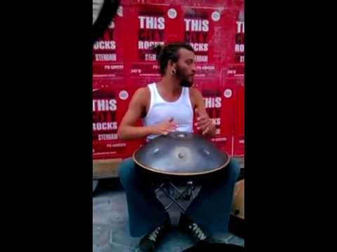 Davide Swarup Amsterdam 8 may 2011 live Handpan Music