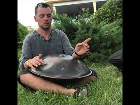 Космический 9-нотный Handpan STANDART - строй Aeolian (D)ABCDEFGA (Ханг/Хэндпан) от мастера IMAGO