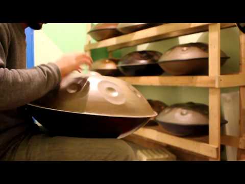 Handpan E minor in the hands of virtuozzo Fernando  Lyra