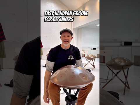 Nice funky handpan groove for beginners ✨ 🛸 #handpan #handpanmusic #handpanlessons