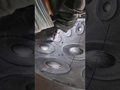 Making note borders on a handpan | Handpan maker