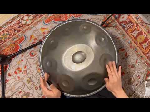 Raysen mini handpan travel handpan drum 9 notes F Yu Tone #handpan #minihandpan