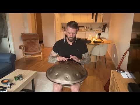 ⁠Handpan D-kurd 17 - Meraki Instruments