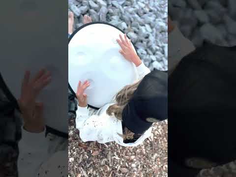 BeatRise - B2 Amara 9 - White - by @sunnisessionz.#shorts #short #handpan #handpandrum