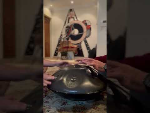 دو نوازی هنگدرام روی یه ساز 😁#handpan #hangdrum #alipantam 🎶🛸