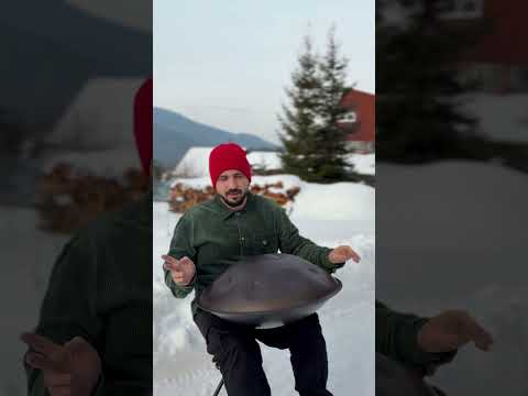 Snowy handpan music for you #handpan #wintervibes #springiscoming #instrumentalmusic #handpanmusic