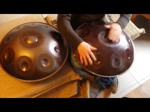 Lucioles - Koan F# Romanian Hijaz and Meraki Kurd+C Kurd9 Jean-Matthieu Handpan no PANArt Hang (HD)