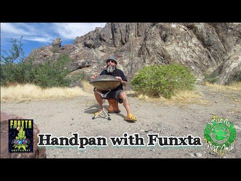 Nirvana Handpan F# Low Pygmy in the Mojave Desert
