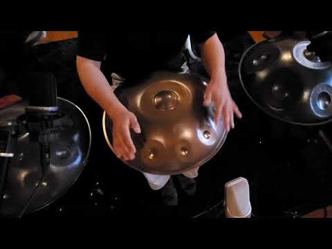 C aegean handpan Leaf sound sculpture