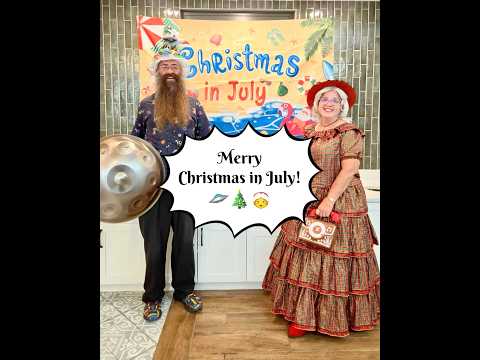Christmas in July with Mrs. Claus ππΈπ€Ά #christmasinjuly #mrsclaus #handpandan #handpan #healthcare