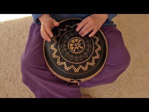 Guda Ortus-Brass TonguePan Handpan D Major 432 Hz