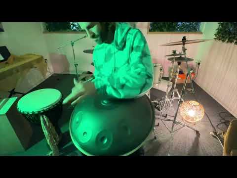 Liquid Serpent Fingers | Handpan Solo - Ventaur Wolfe