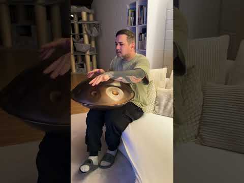 One last play on this beautiful Scale F# Nördlys #handpan #handpanmusic