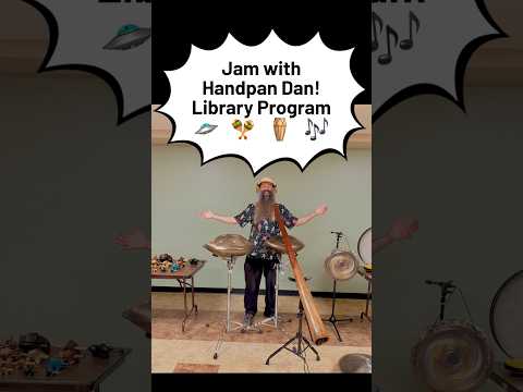 Jam with Handpan Dan! Library Summer Reading Program 🛸 #library #summerreading #handpandan #handpan