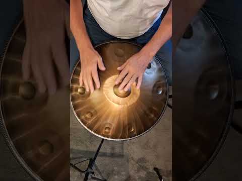 Easy-to-learn Handpan Compositions: Steps (Kurd Scale) #Shorts