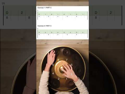 Fast Version, Handpan Tutorial, Exercise C for Hang Massive-Once Again, D Kurd, Kristina Savkova