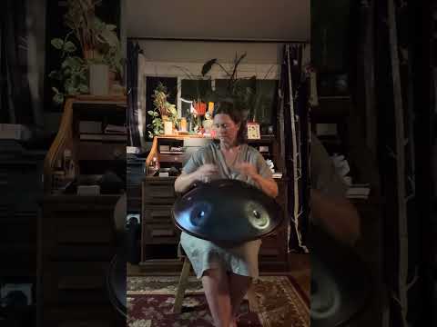 Standard chord progression on D Celtic or D Kurd handpan- Dm C Dminv Am