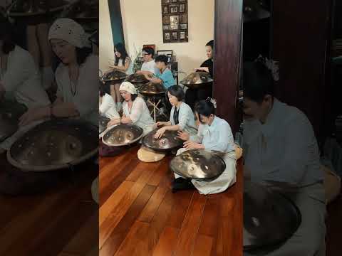 20 cái chảo hòa tấu sẽ nghe thế nào? 🙄 #chihung #handpanvietnam #hangdrum #handpan