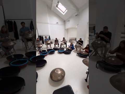 The London Handpan Academy’s  last workshop of the year.  #handpanmusic #handpan