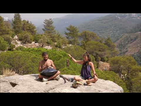 HANDPAN | SANSKRIT CHANTS | MANTRAS | MEDITATION | D KURD | GAIEASANKRIT | NATURE | MOUNTAINS | 🤍🕯️⚡