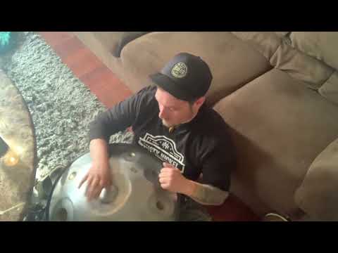 Handpan F low Pygmy beat. Summer  vibes