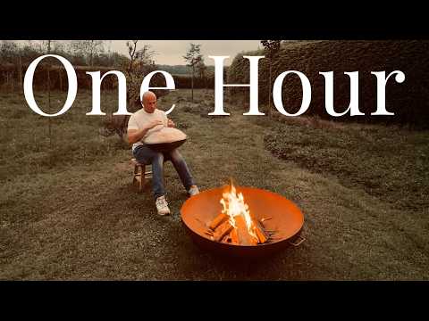 1 Hour Handpan Music by the Campfire 🔥 Deep Relaxation, Meditation & Sleep