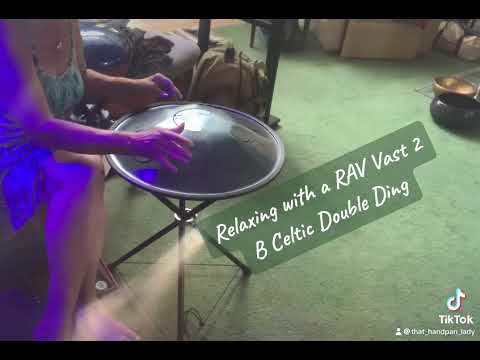 🛸🎶 If I need to chill out, the @RAVVastSteelTongueDrum B Celtic Double Ding works every time! 🎶🛸