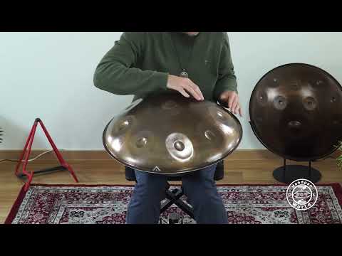 Svaraa Handpan | E Lalabye 11 | Ember Steel | E/ (F# G#) A B C# E F# G# A B