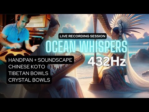 432Hz Handpan Recording Session: Soothing Harmony with Chinese Koto & Sacred Soundscapes