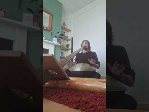 Didgeridoo and Handpan - #fypシ゚viral #handpan #foryou #percussion #shortsfeed #shortsviral #yoga